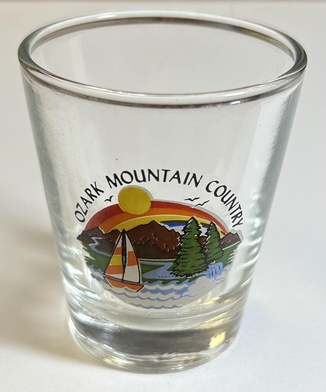 Ozark Mountain Country Vintage Souvenir Shot Glass