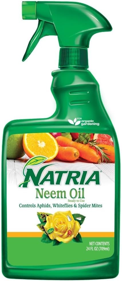 Natria 706250A Neem Oil Spray for Plants Pest Organic Disease Control 24-Ounce