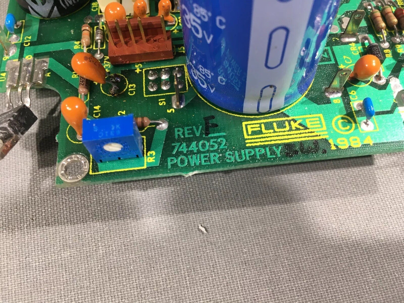 Fluke 744052 Rev F Power Supply Pcb Board