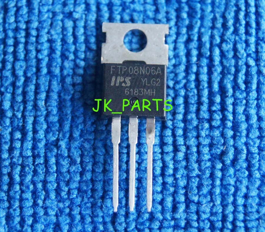 10pcs FTP08N06A N Channel TO-220 MOSFET Transistors