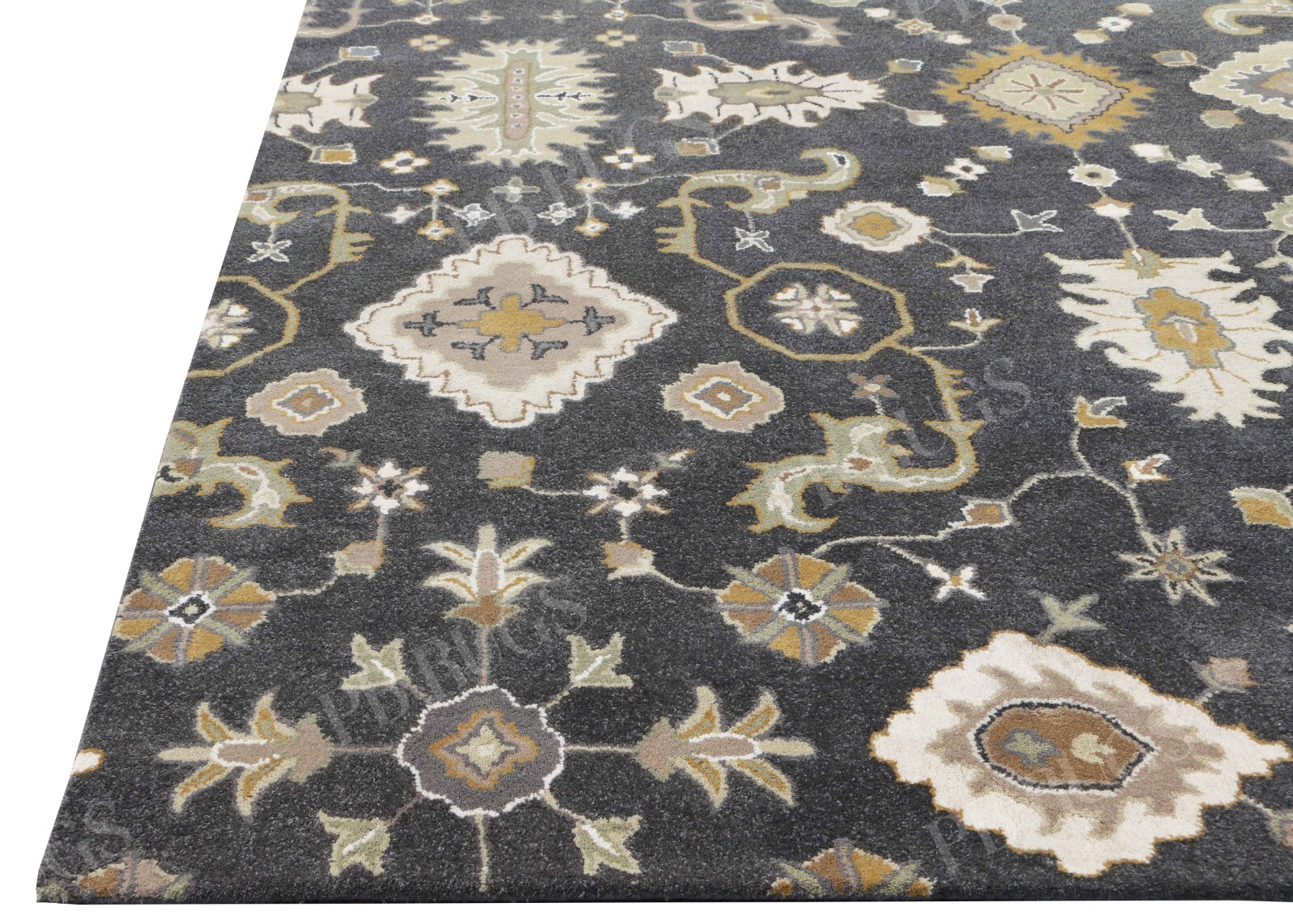 New Juno Gray Handmade Tufted Area Rugs 100% woolen