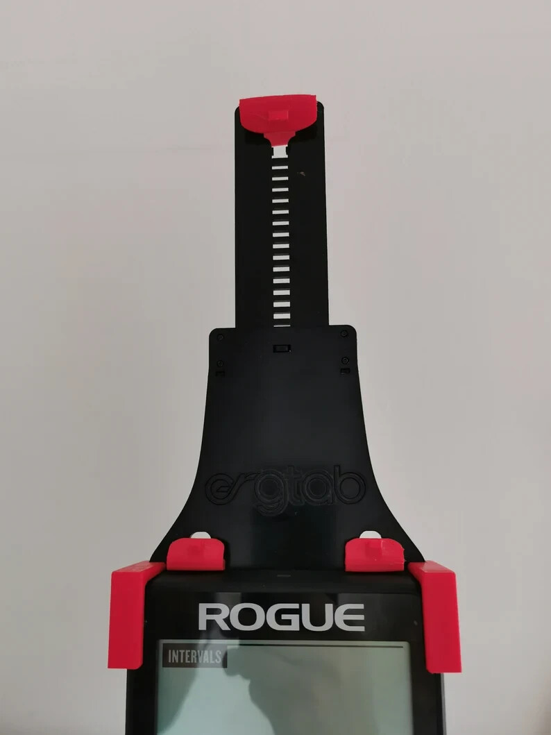 ERGTAB tablet holder for ROGUE® ECHO BIKE® with V3 console (fully black)