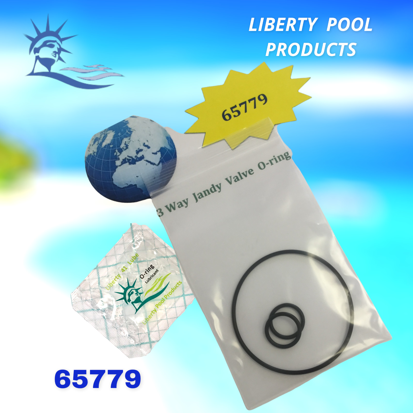 Quality Replacement 3 Way Valve O-Ring Kit   65779 By Pooltek USA For Jandy