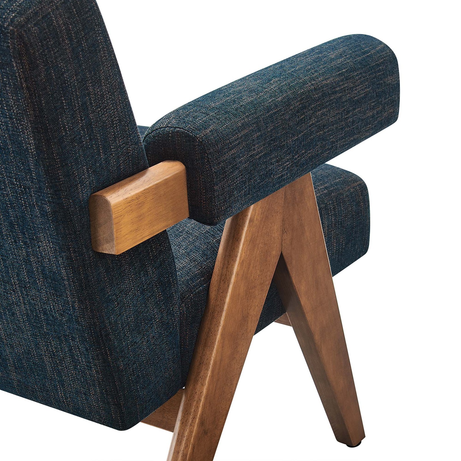 Modway Lyra Fabric Armchair in Azure Fabric