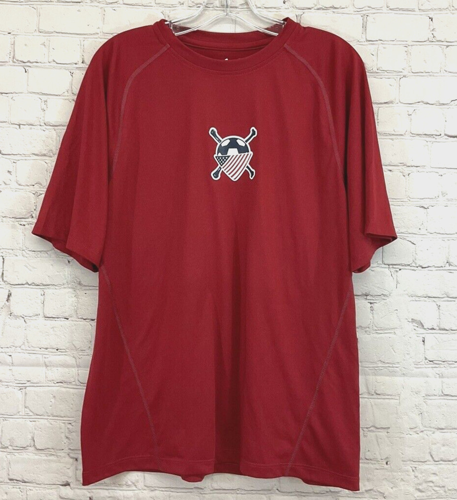 Adidas Adult Mens Climalite Liverpool Size S Red SS Crew Neck Soccer Shirt NWT