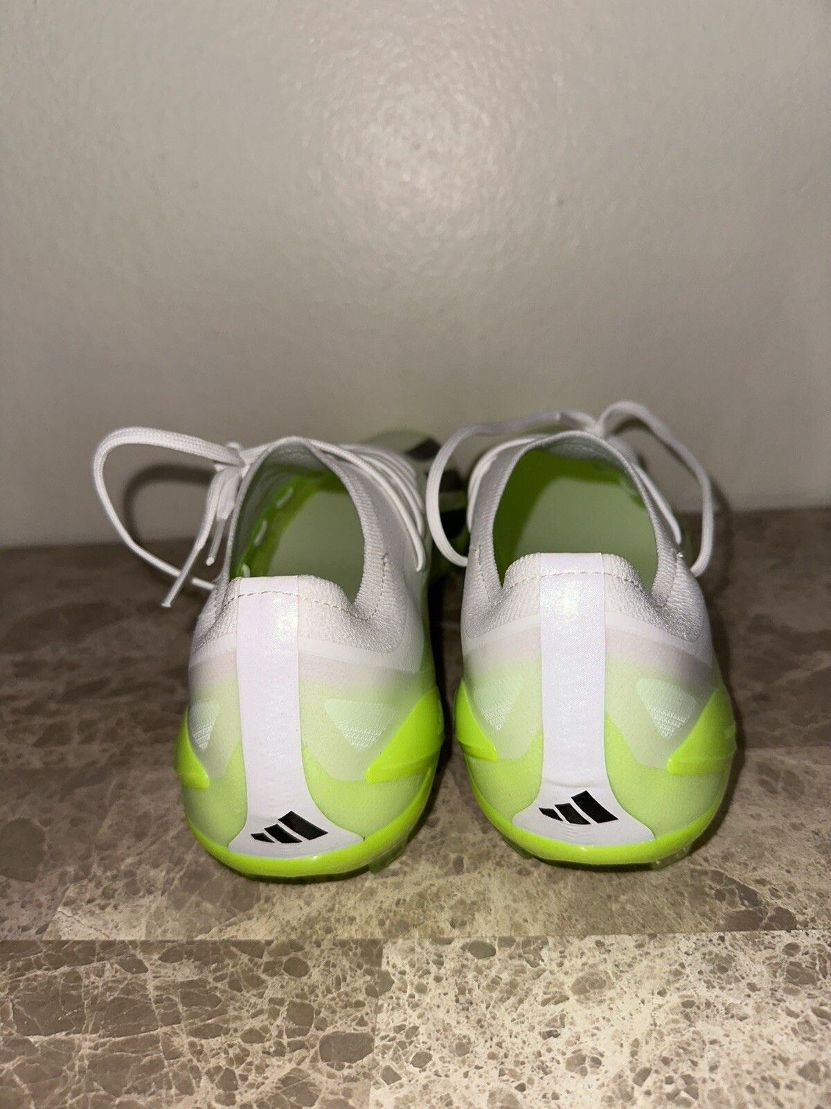 Adidas X Crazyfast.1 FG Lemon Green White Mens Soccer Cleats HQ4516 Size 11.5