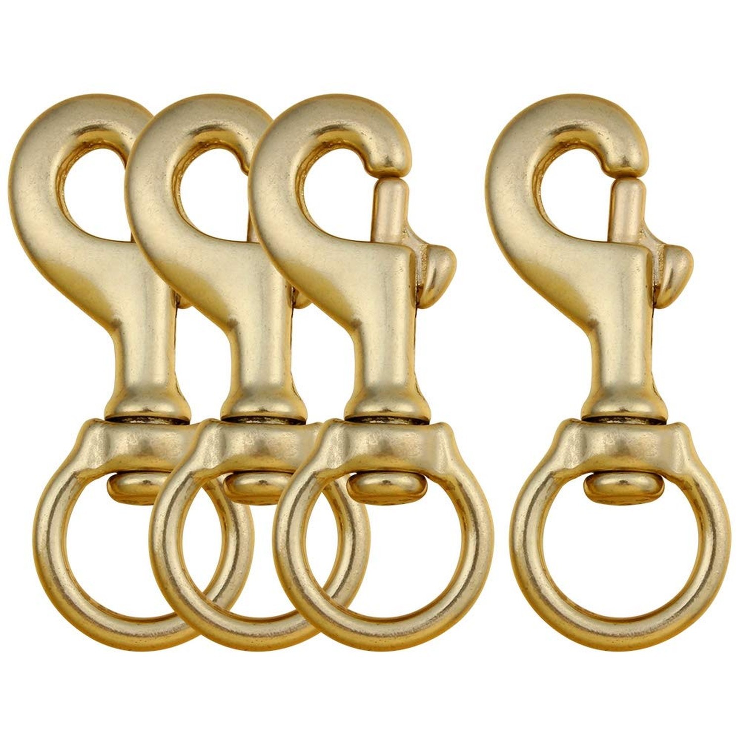 AOWESM Flag Clips Heavy Duty Solid Brass Swivel Snaps Hook for Rope, Flag Pol...