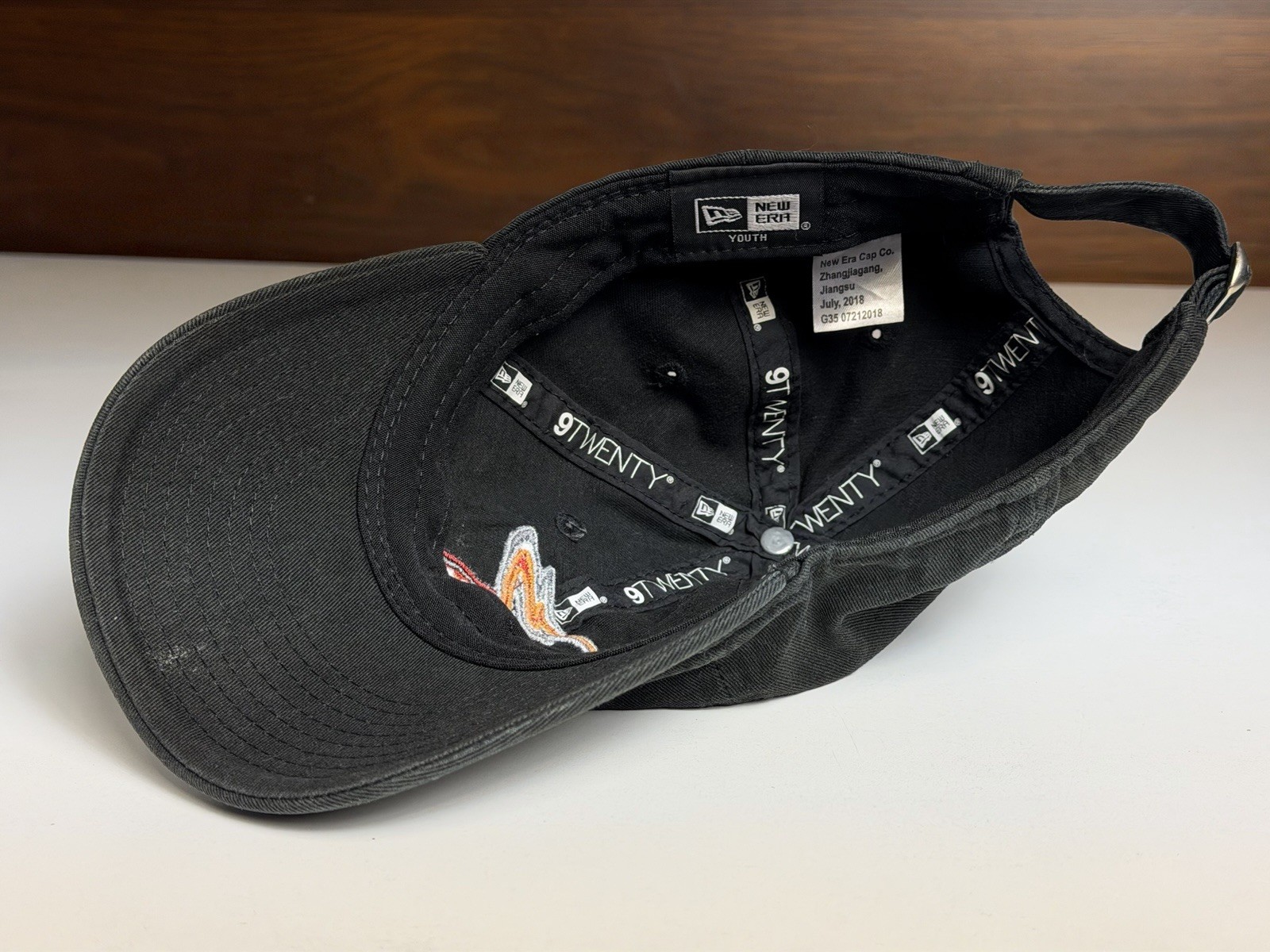 VTG Salem-Keizer Volcanoes Youth Baseball Cap Adjustable Black Hat