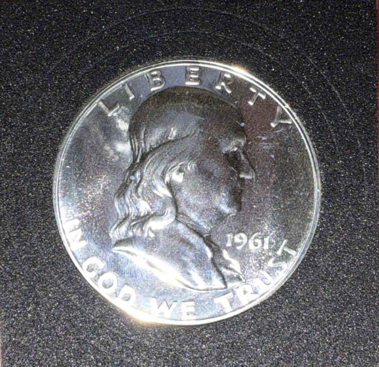 1961 Benjamin Franklin Half Dollar Mint State 67 # BF21