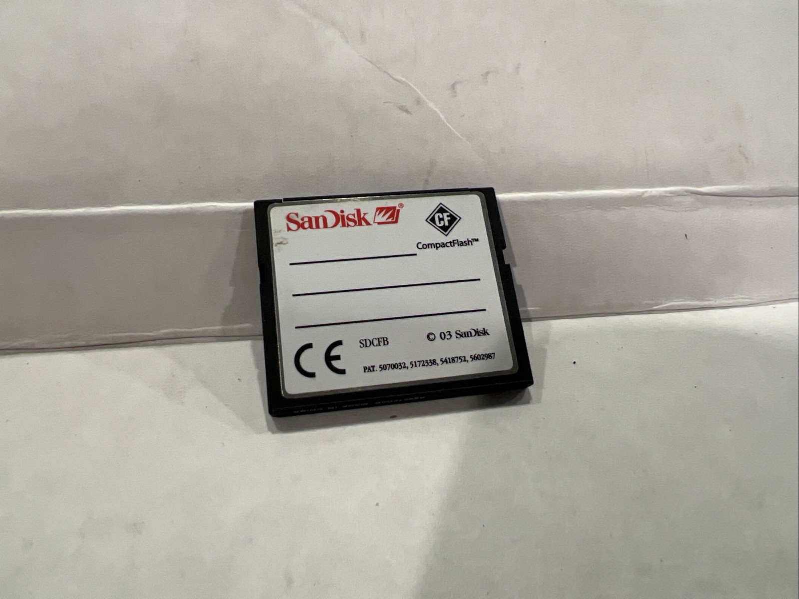 SanDisk 512MB CompactFlash I Card - Retail - SDCFB-512-A10