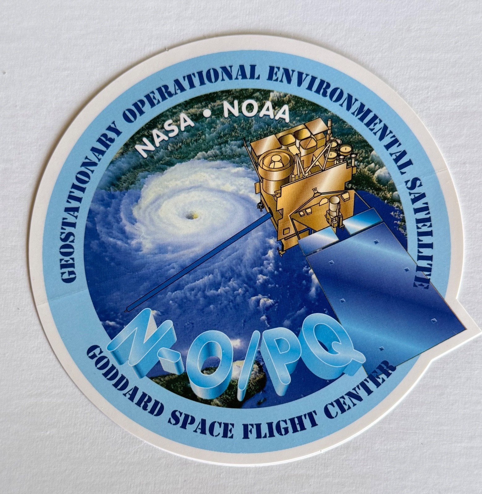 NASA NOAA GOES N-O/P/Q Satellite Mission Decal Sticker Goddard Flight Center NOS