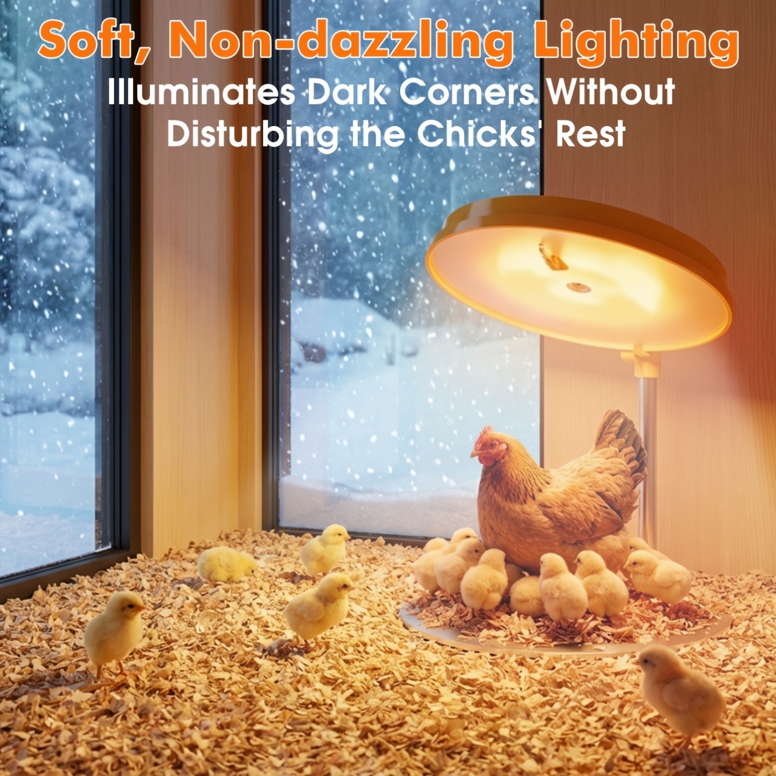 45W Chick Brooder Heating Plate Brooder Heater for Chicks with Adjustable Height
