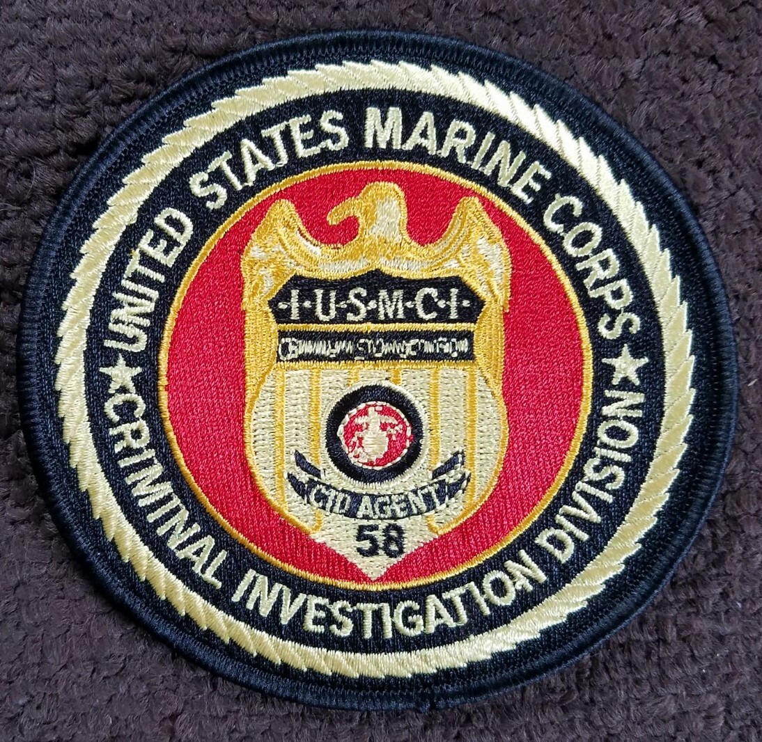 USMC MARINE CRIMINAL INVESTIGATIONS POLICE MILITARY PATCH