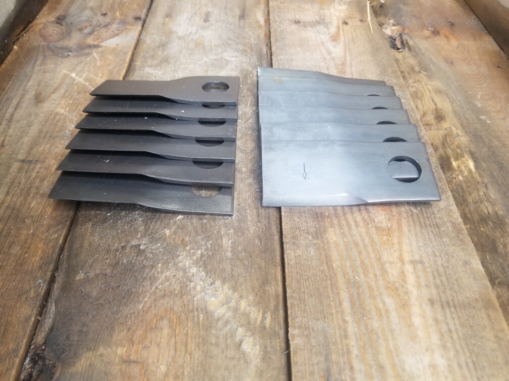 HTD8 HTD8B CHALLENGER DISC MOWER BLADE KIT - 20 PACK PART NUMBER 527746 & 527747