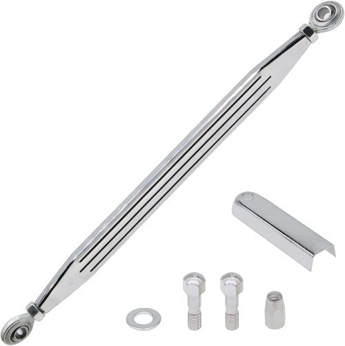 Gear Shift Linkage Compatible for Touring Softail Dyna Trike  Color: chrome-02