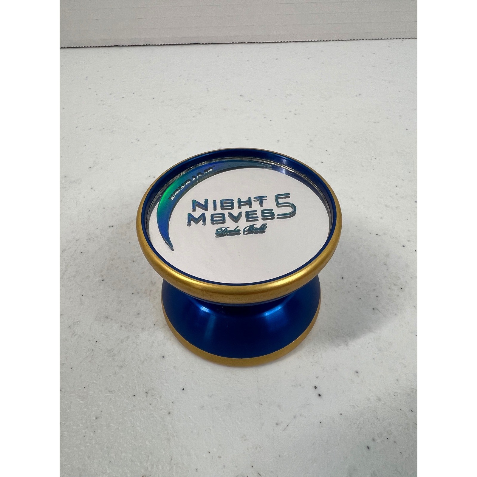 YoYoJam Night Moves 5 Yo-Yo Blue Gold Aluminum Rare HTF Professional Yoyo