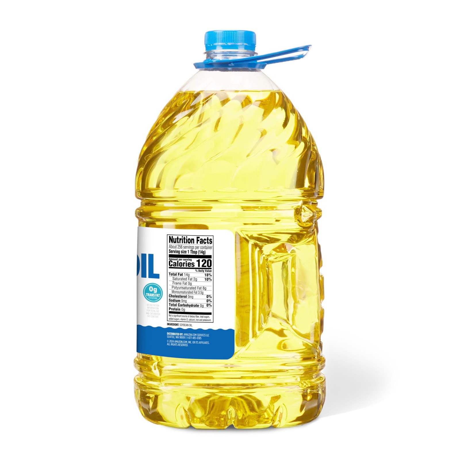 Amazon Grocery, Vegetable Oil, 128 Fl Oz 128 (Pack of 1)