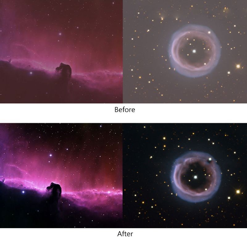 Filter 1.25 in UHC Filter Reduces Light Pollution Astronomy
