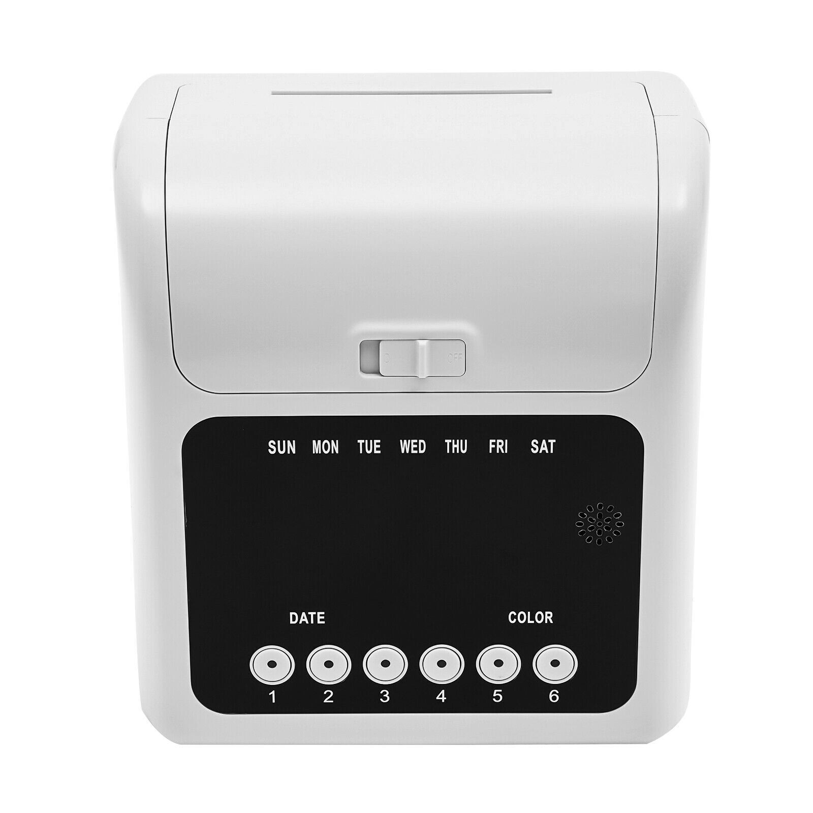 Employee Time Clock Card Machine Calculating Attendance Punch Built-in Music New