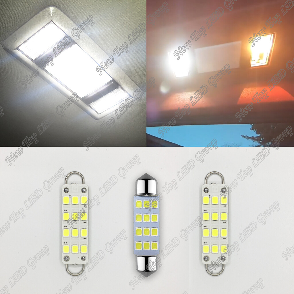 3x White LED Interior Map Dome Lights Bulbs for 88-98 Chevy Silverado GMC Sierra