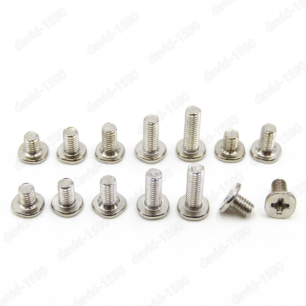 M2 M2.5 M3 M4 Silver Phillips Wafer Flat Head Machine Screw Laptop Notebook Bolt