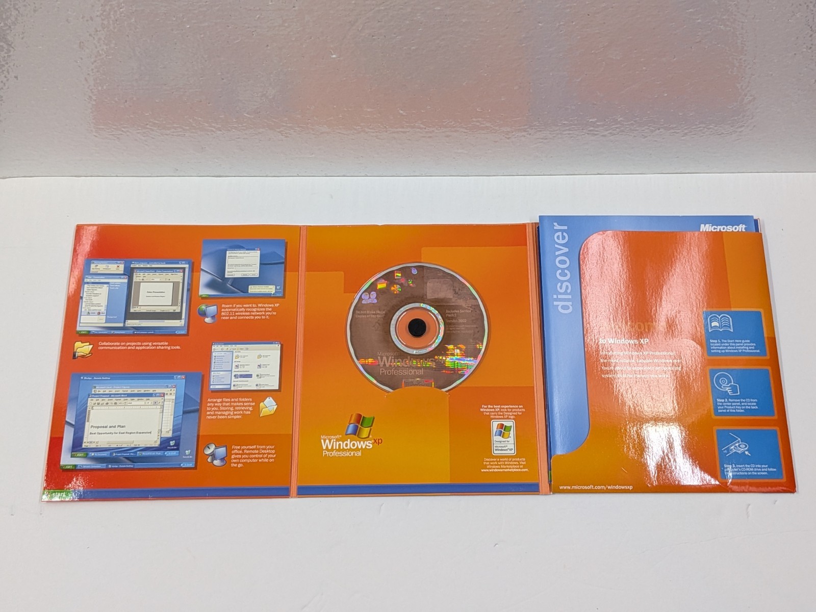 Microsoft Windows XP Professional Version 2002 Service Pack w/ Product Key