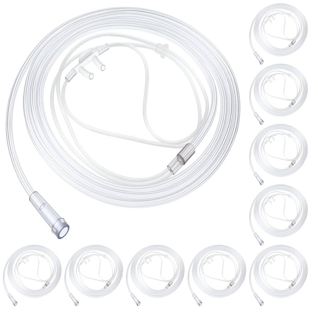 Anglechic Oxygen Tubing for Adult Cannula Nasal Tubing with Soft Nose Piece