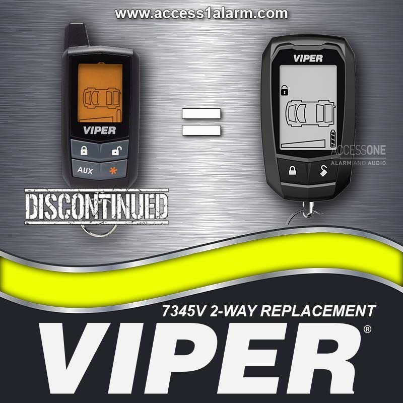 Viper 7347V 2-Way LCD Replacement Remote Control For Discontinued Viper 7345V