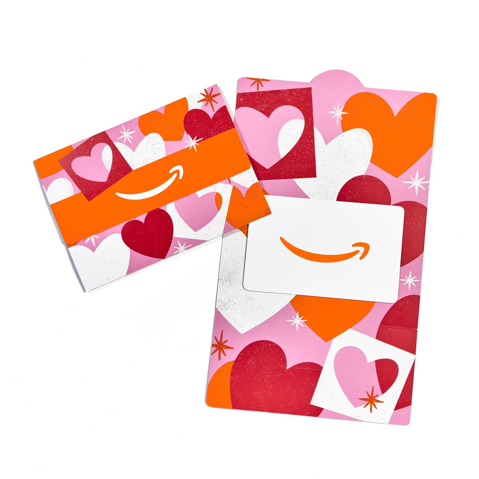 Amazon Physical Gift Card in Mini Envelope - Papercut Hearts