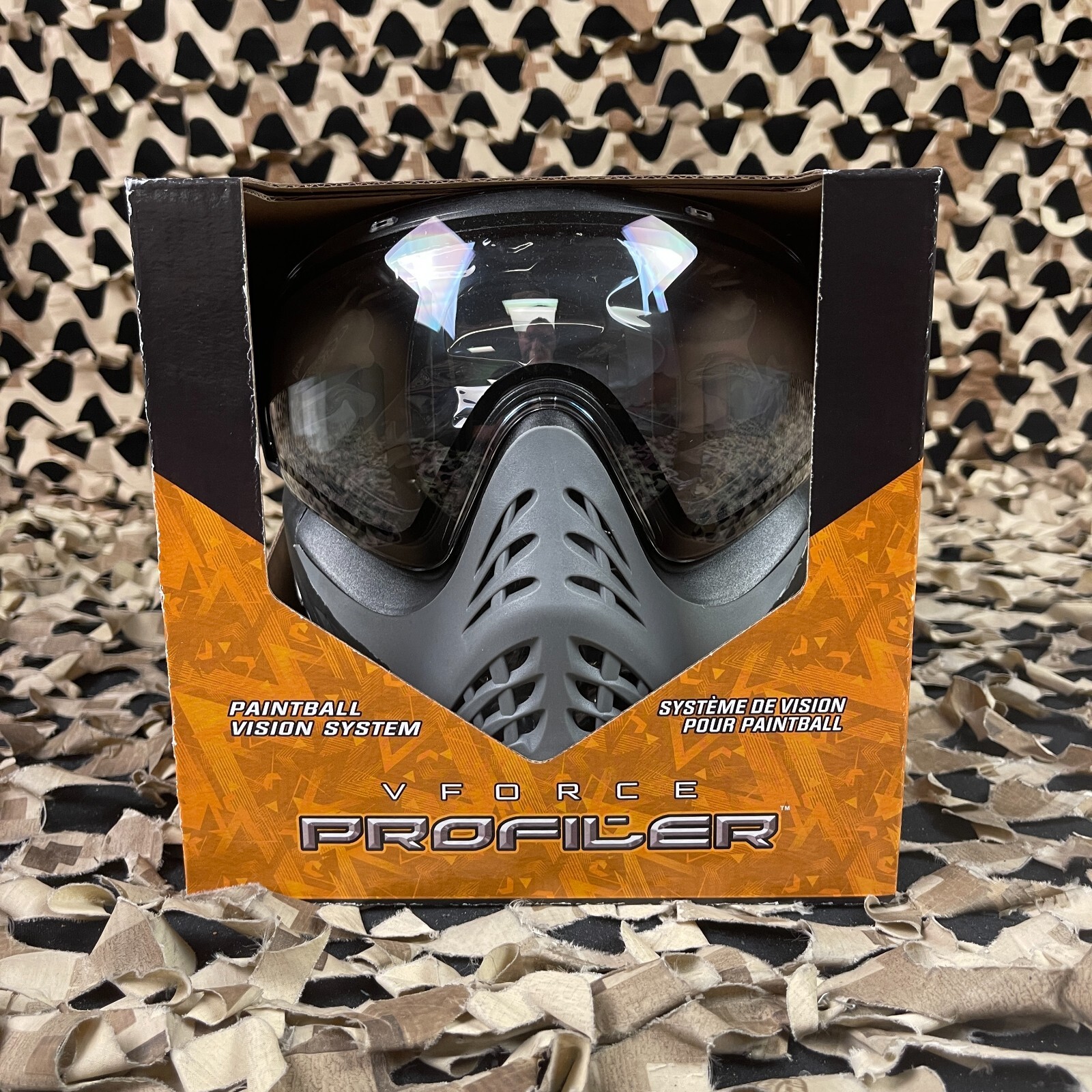 NEW V-Force Profiler Paintball Mask - Charcoal (Shark)