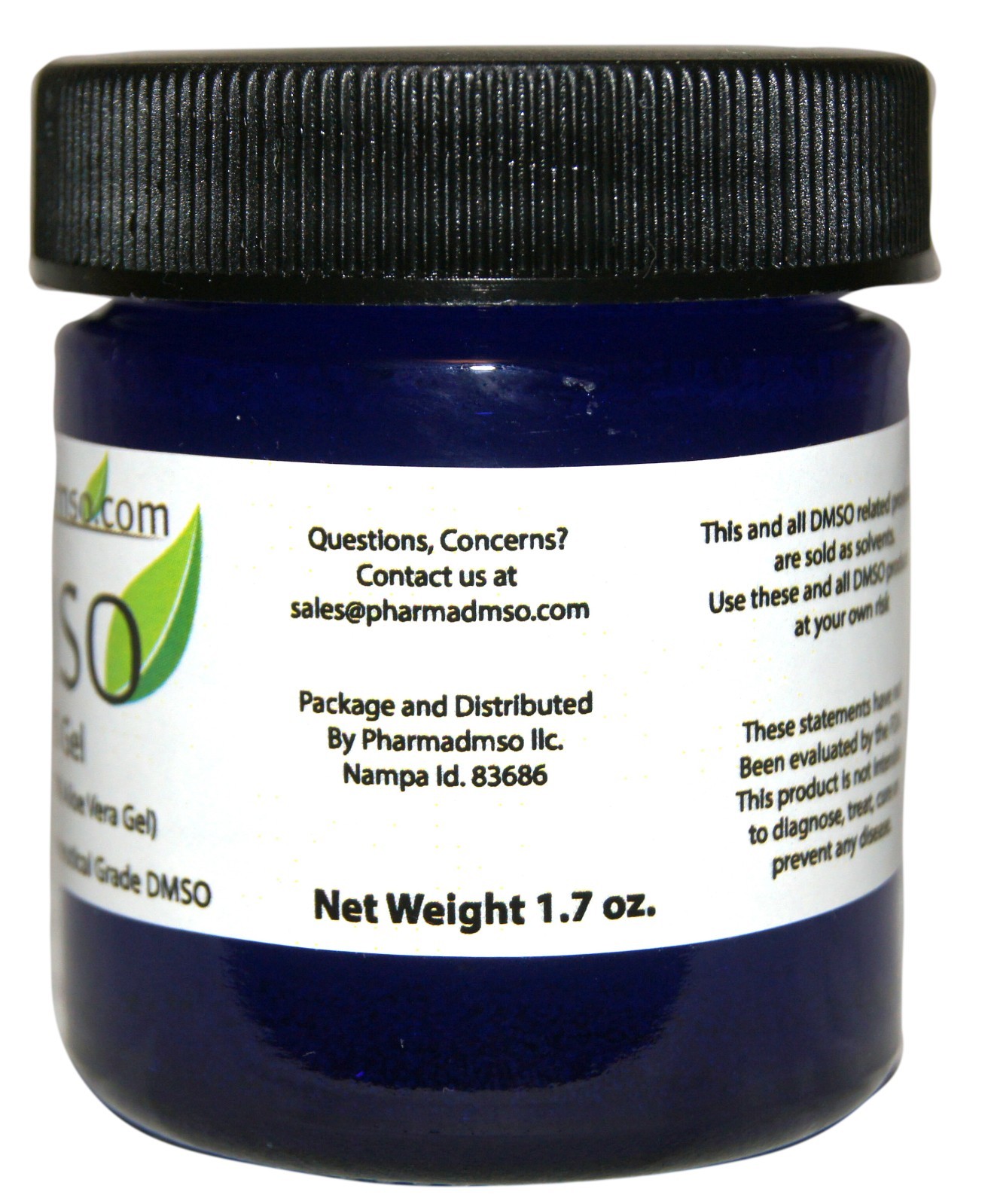 2 oz DMSO Gel 65/35 Aloe Vera infused w/ LEMON essential oil 2%