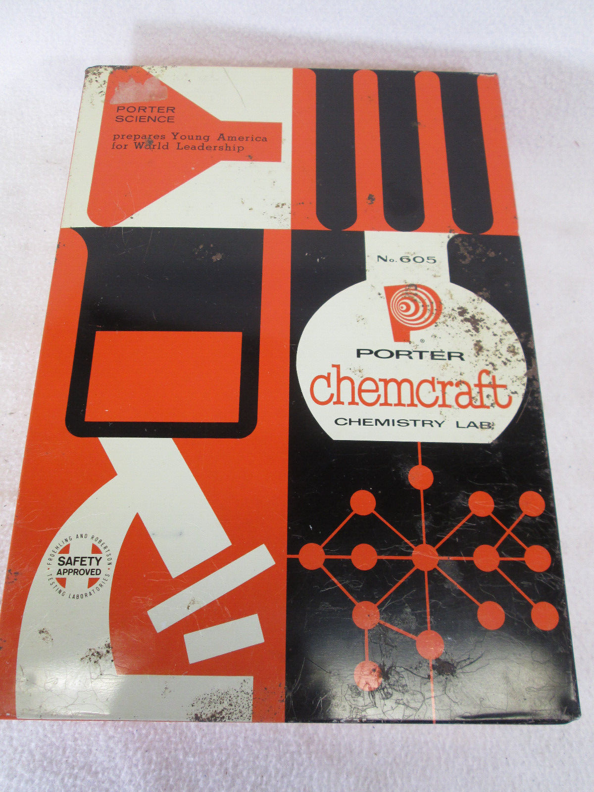 Vintage 1960's Porter Science Chemcraft Chemistry Lab experiment kit