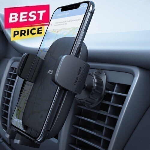 Car Air Vent Phone Holder Stand Mount For iPhone 17 16 14+ Samsung Andriod Truck