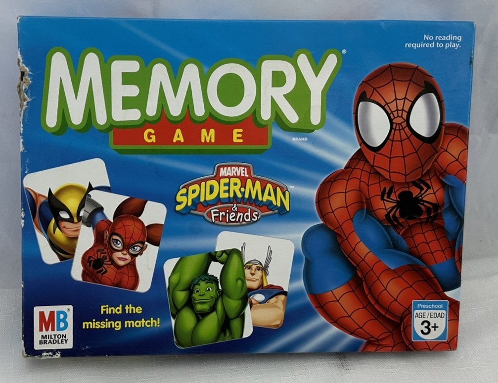 2007 Marvel Spider man and Friends Memory Game Complete Great Condition