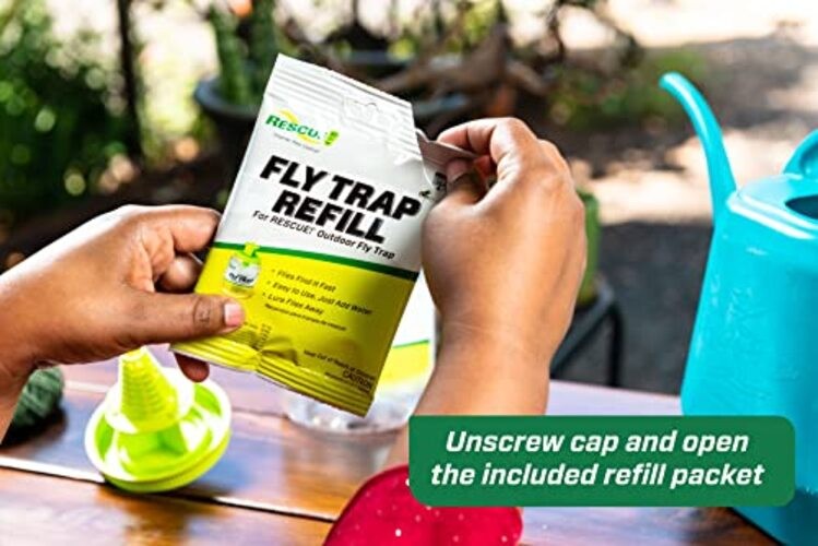 Outdoor Fly Trap - Reusable - 3 Traps