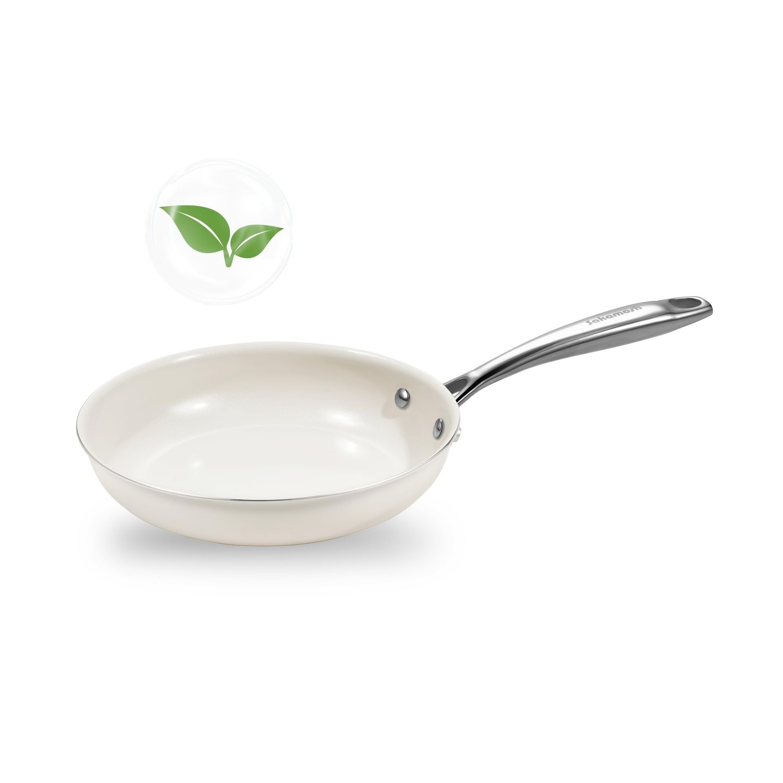 8" Ceramic Nonstick Frying Pan, Small Skillet, Cooking Pan Non Toxi... Fast Ship