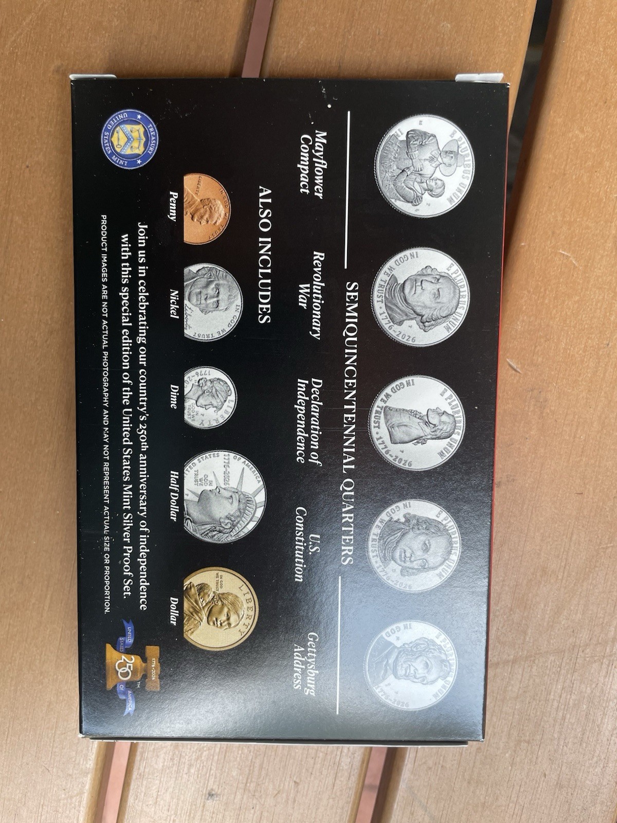 2026 Silver Proof Set US Mint Semi Quincentennial Silver Proof Set