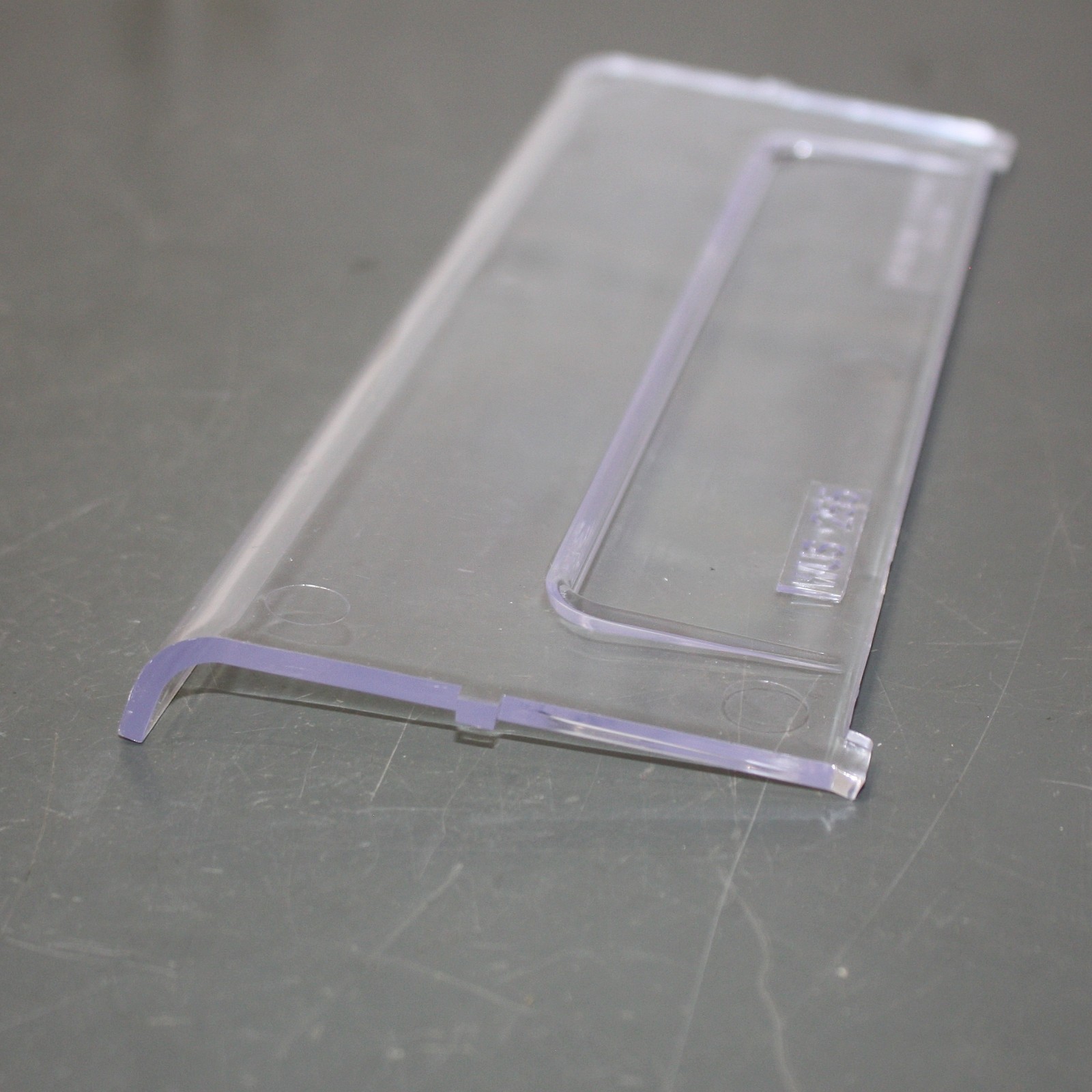 (116) Quantum Storage Bin Windows WUS255, Clear Plastic, for 10" Wide Bin QUS255