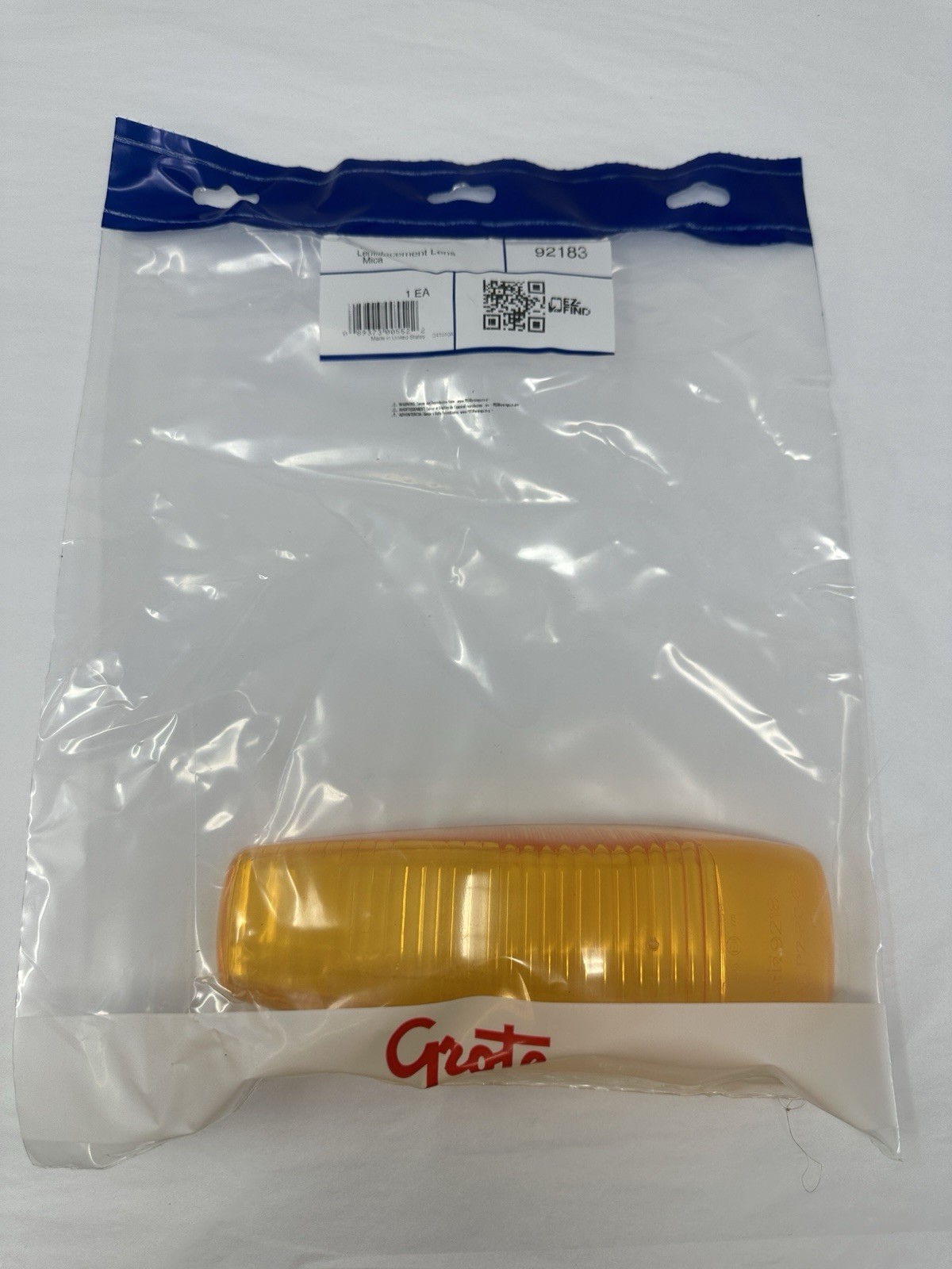 NEW Grote 92183 Replacement Lens, Height - Vehicle Lighting: 2 1/2 In