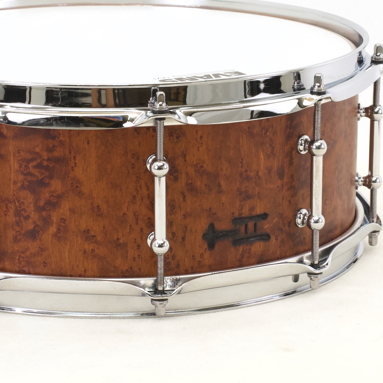 TreeHouse Custom Drums 5½x14 Solid Stave Head Birdseye Maple Snare Drum