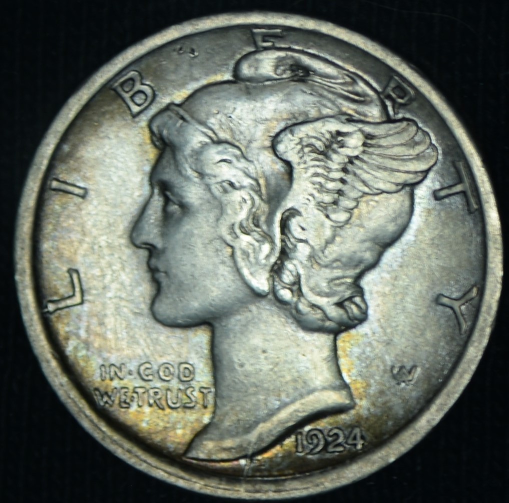 1924-D 10C Mercury Dime Tougher ~ 26494