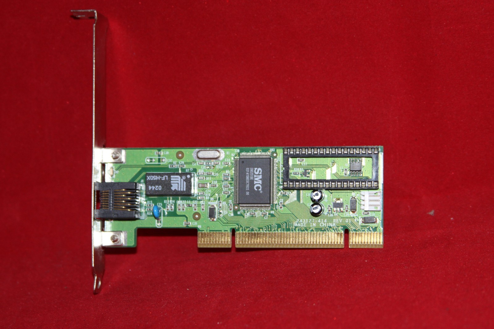 PCI Ethernet (LAN) Card, SMC 1255TX, 10/100 Mbps. (243127-414)