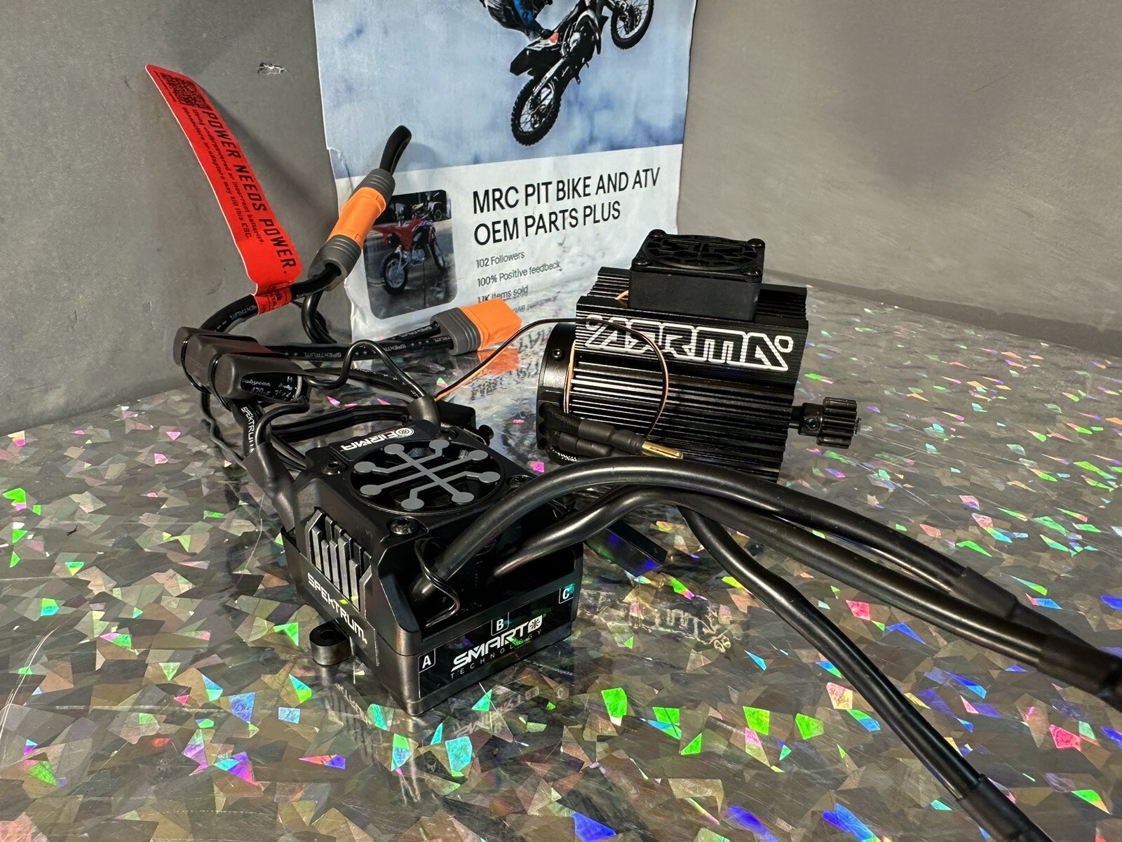 Spektrum Firma Esc Motor Combo V6 Kraton EXB  6s IC5 Big Rock EXB Arrma 1/7 1/8