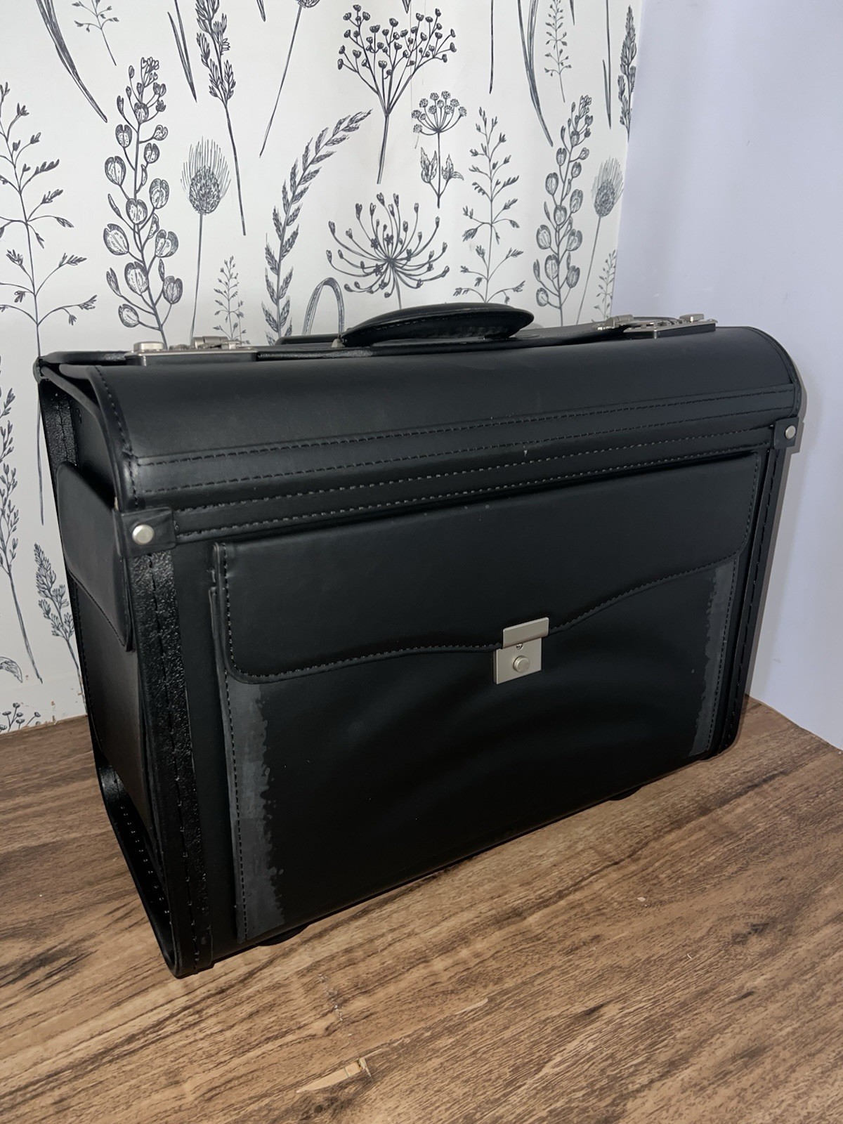 Tassia Wheeled Pilot Case Briefcase for Business and Travel, SKU2
