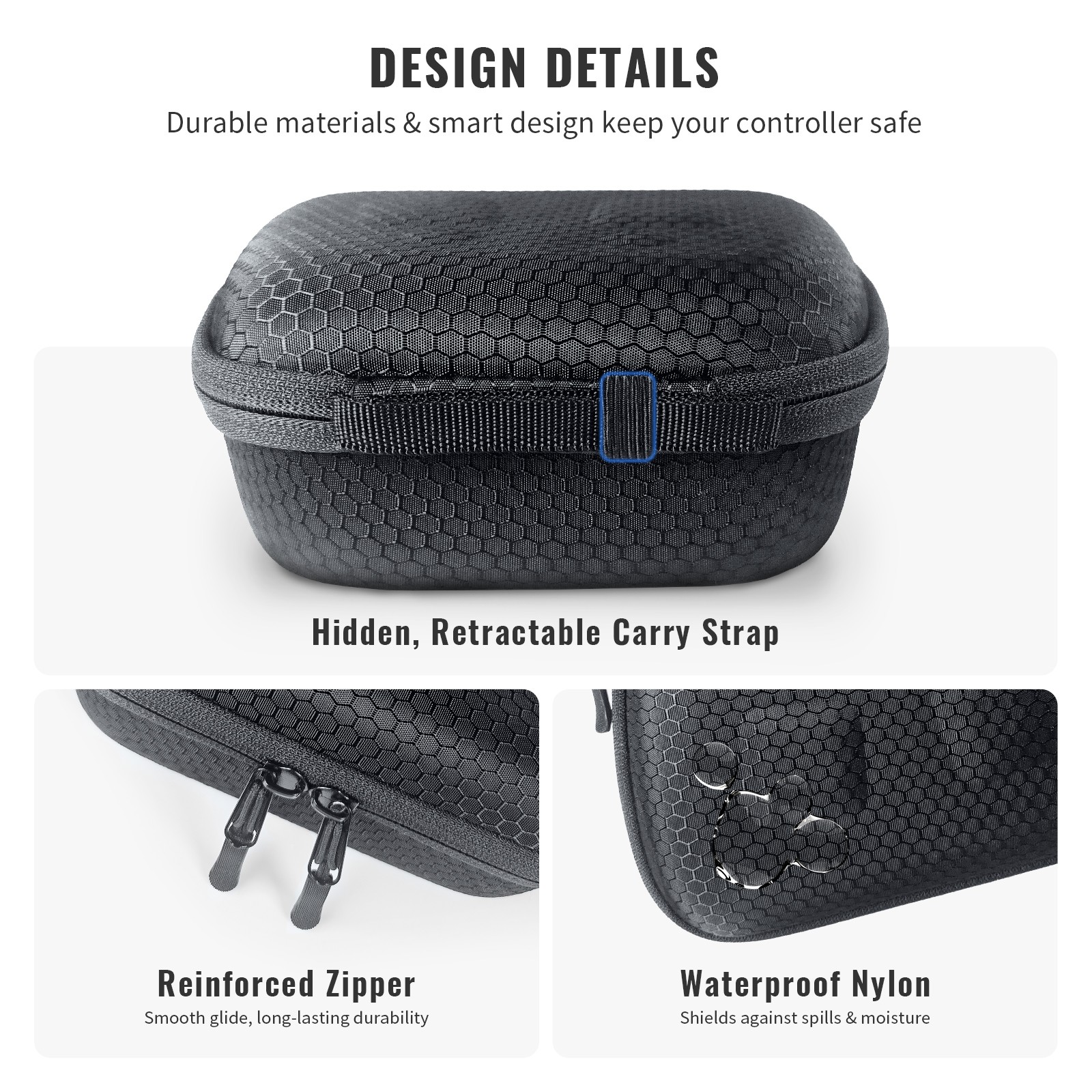For Steam Controller2 Silicone Cover Protective Bag Hard EVA Travel Storage Case