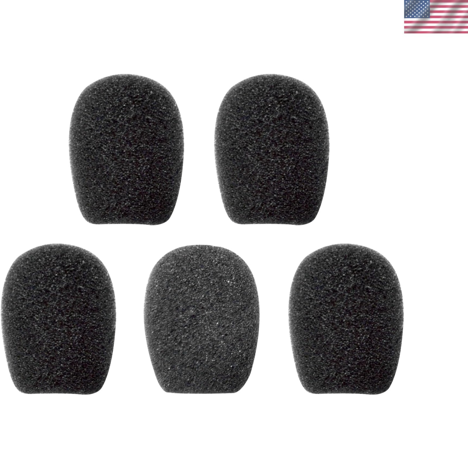 5-Piece Microphone Sponge Set – Noise Cancellation for Clear Audio Quality