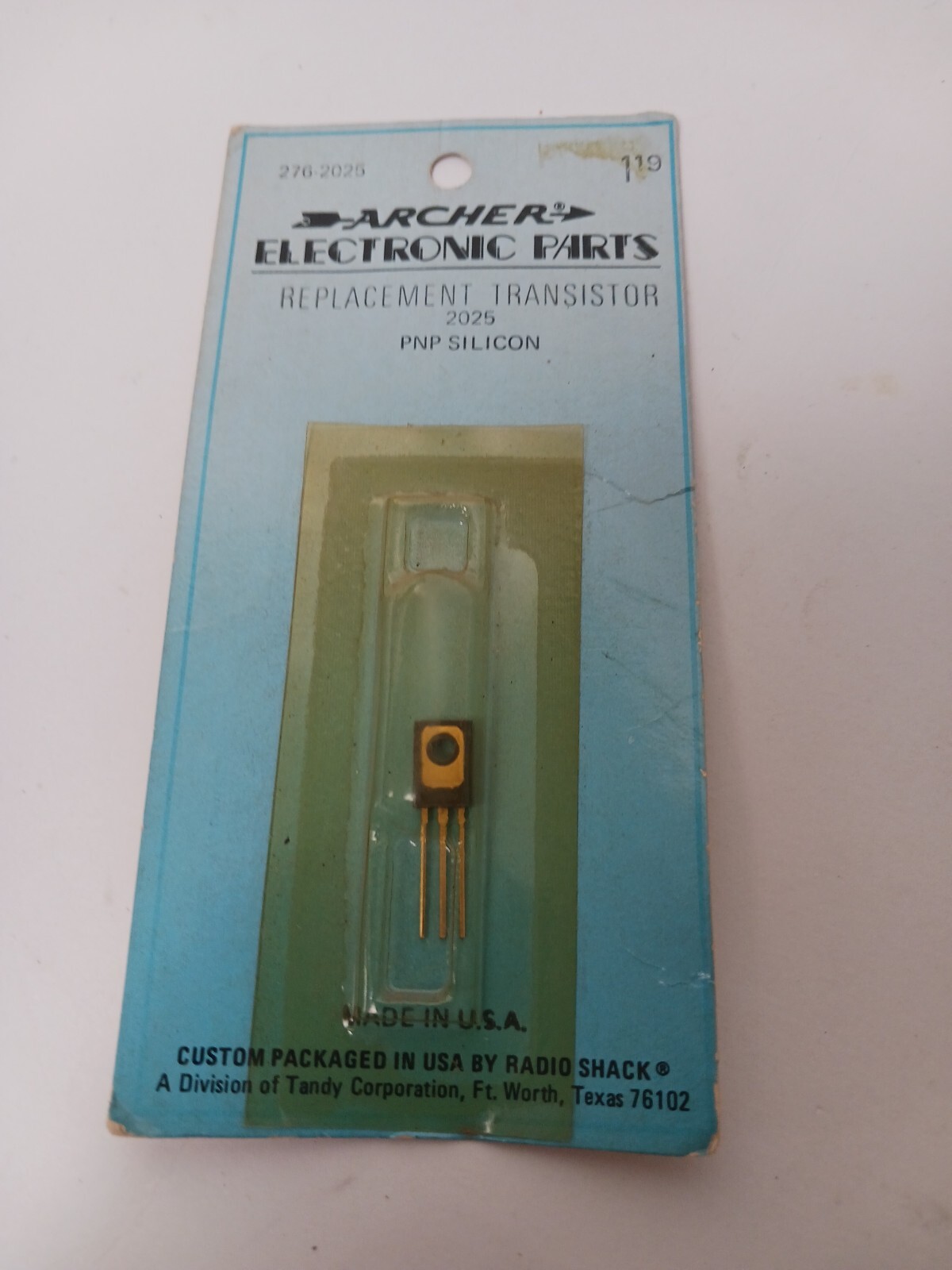 Vintage Archer 276-2025 Replacement Transistor PNP Silicon NOS