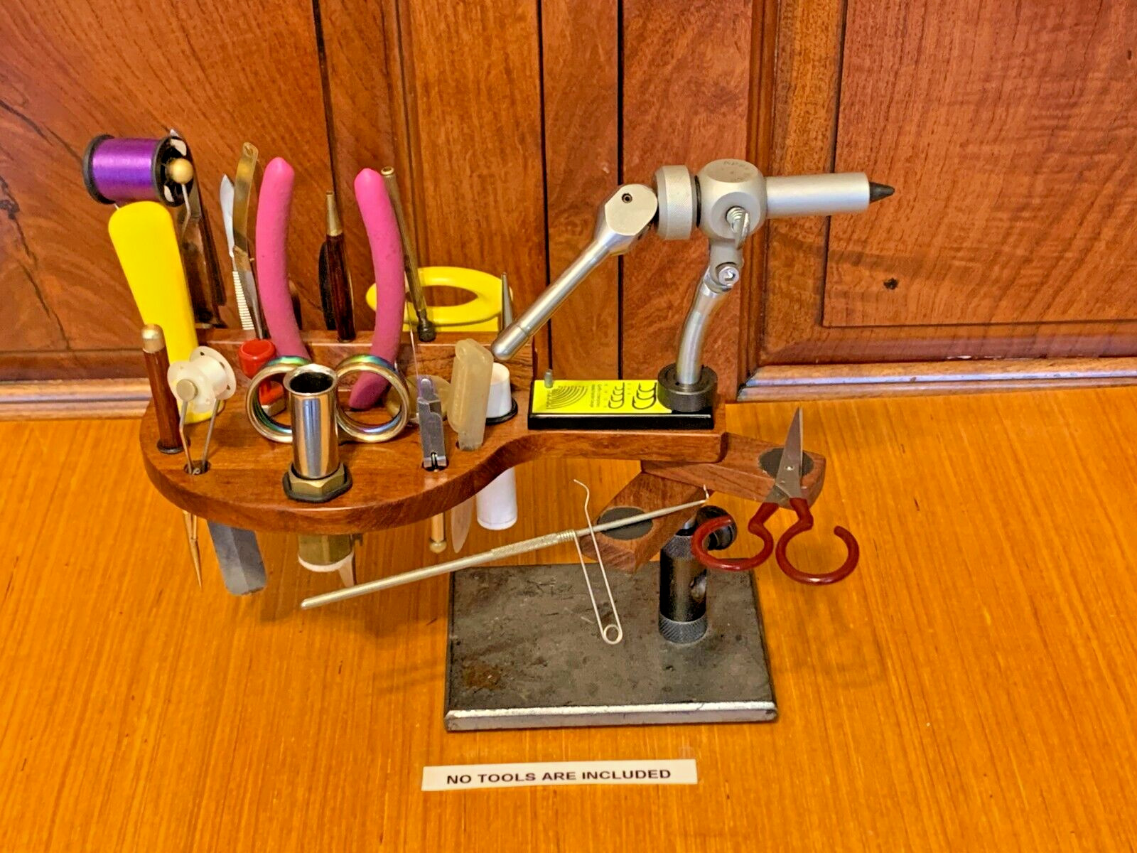 WADE'S FLY TYING VICE TOOL CADDY THREAD AND BEAD ORGANIZER / AND QUICK DRAW KIT