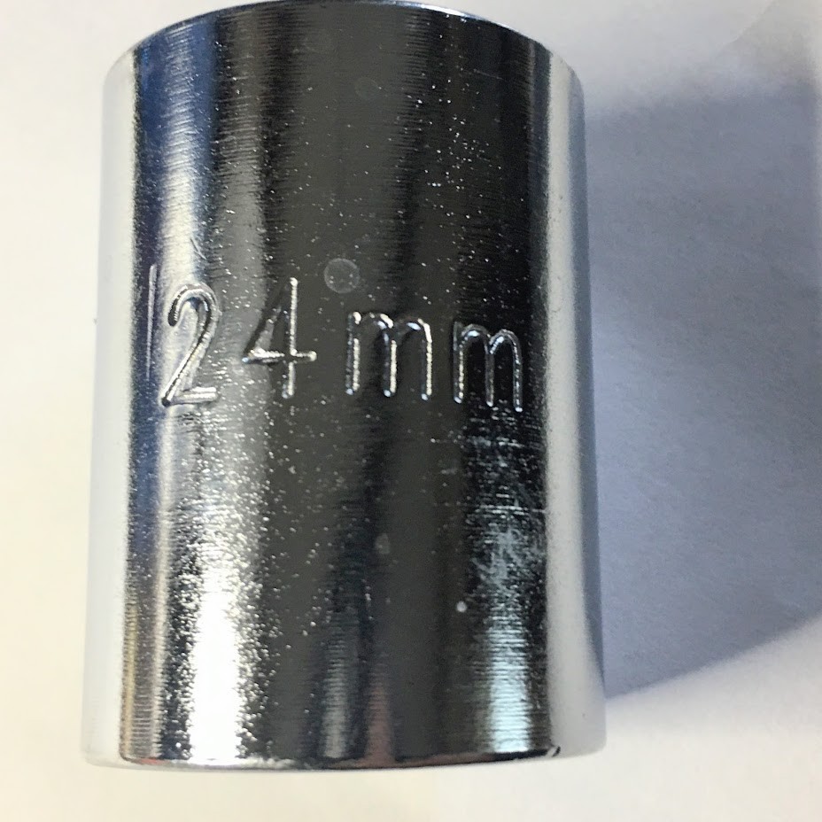 Pittsburgh Jumbo Socket - 24 mm x 3/4" Dr -  12 Pt - Free USA Shipping