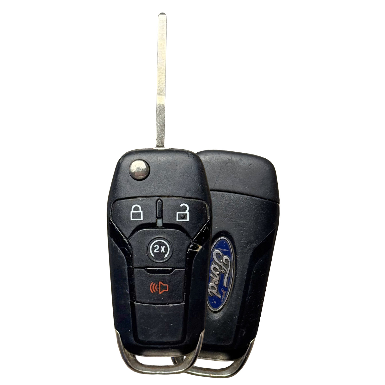 Orginal Worn OEM Factory Ford F-150 F-250 350 Bronco Ranger Flip Key fOB Remote